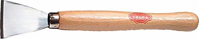 Entrostungsspachtel fein poliert Holz rund 50 mm