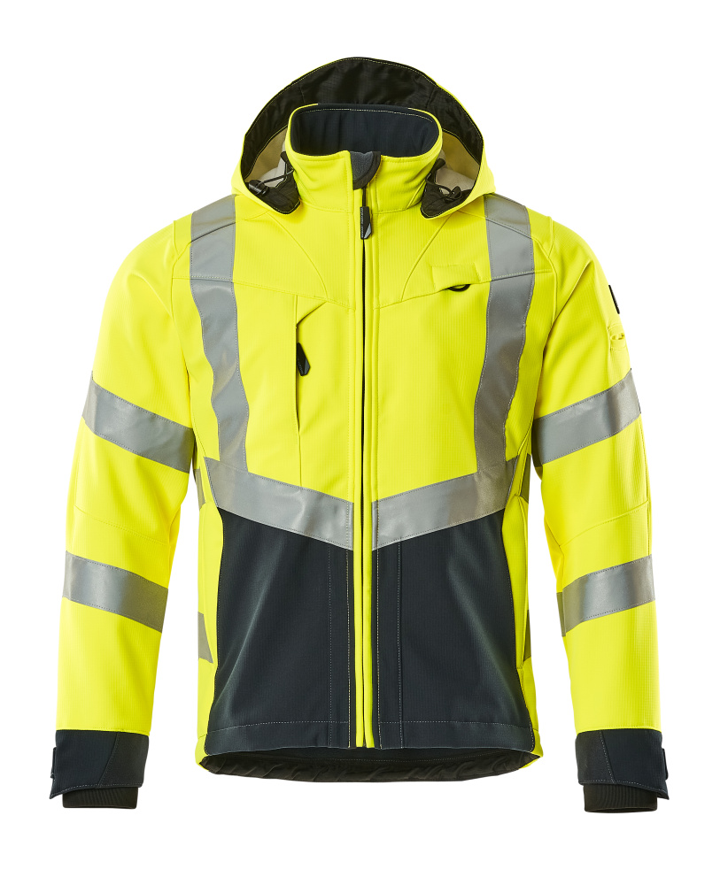 Softshelljacke SAFE SUPREME Hi-vis Gelb/Schwarzblau L