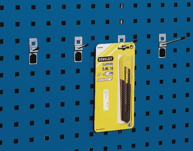 Haltestift passend für Lochplatten 5St./Btl. 100 mm