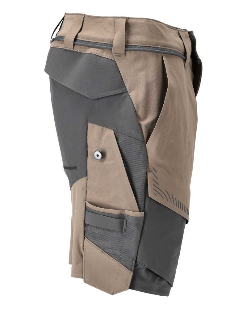 Shorts CUSTOMIZED Dunkel Sandbeige/Anthrazitgrau 24C58