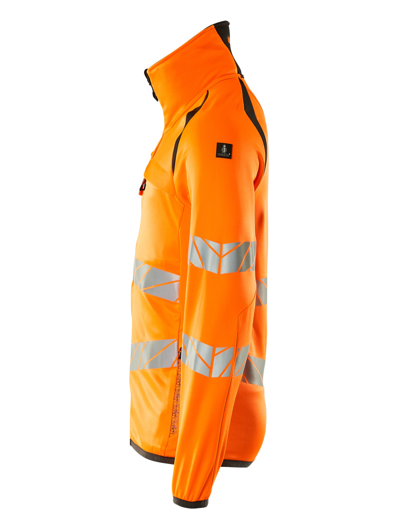Fleecejacke ACCELERATE SAFE Hi-vis Orange/Dunkelanthrazit L