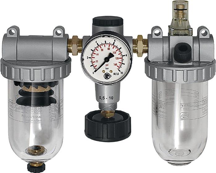 Wartungseinheit Standard BG III 3200 l/min 19,17 15 mm 1/2 ″ 259 mm