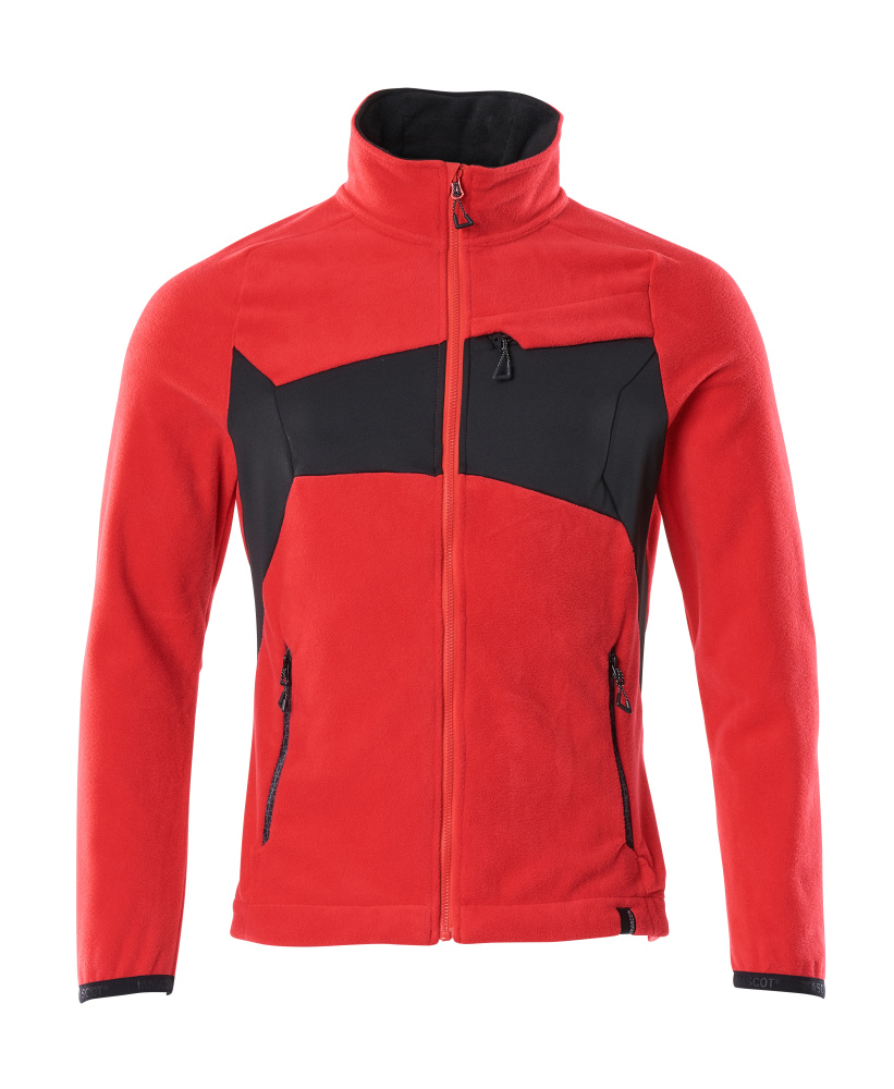 Fleecejacke ACCELERATE Verkehrsrot/Schwarz 2XL