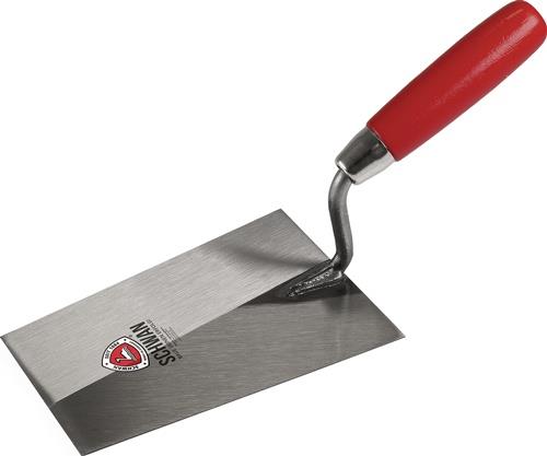 Tiroler Maurerkelle L.275mm B.105mm Holzheft,S-Hals gehärteter STA SCHWAN