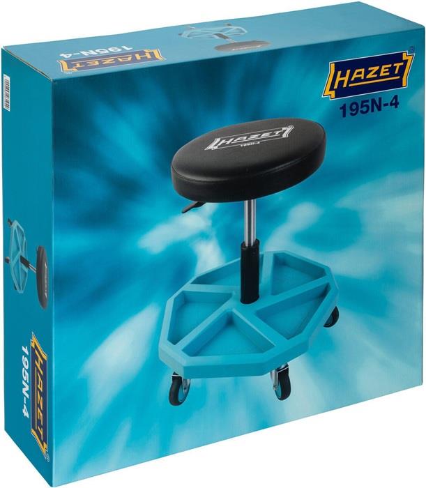 Drehhocker 195N-4 Vierkant-Rohrrahmen Sitzhöhenverstellung 430-550 mm HAZET
