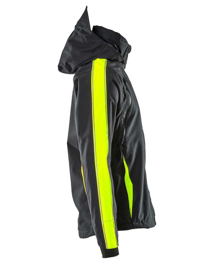Hard Shell Jacke HARDWEAR Schwarz/Hi-vis Gelb S