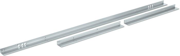 Sturzfutterwinkel passend für ISM Gleitschiene BG silber GEZE