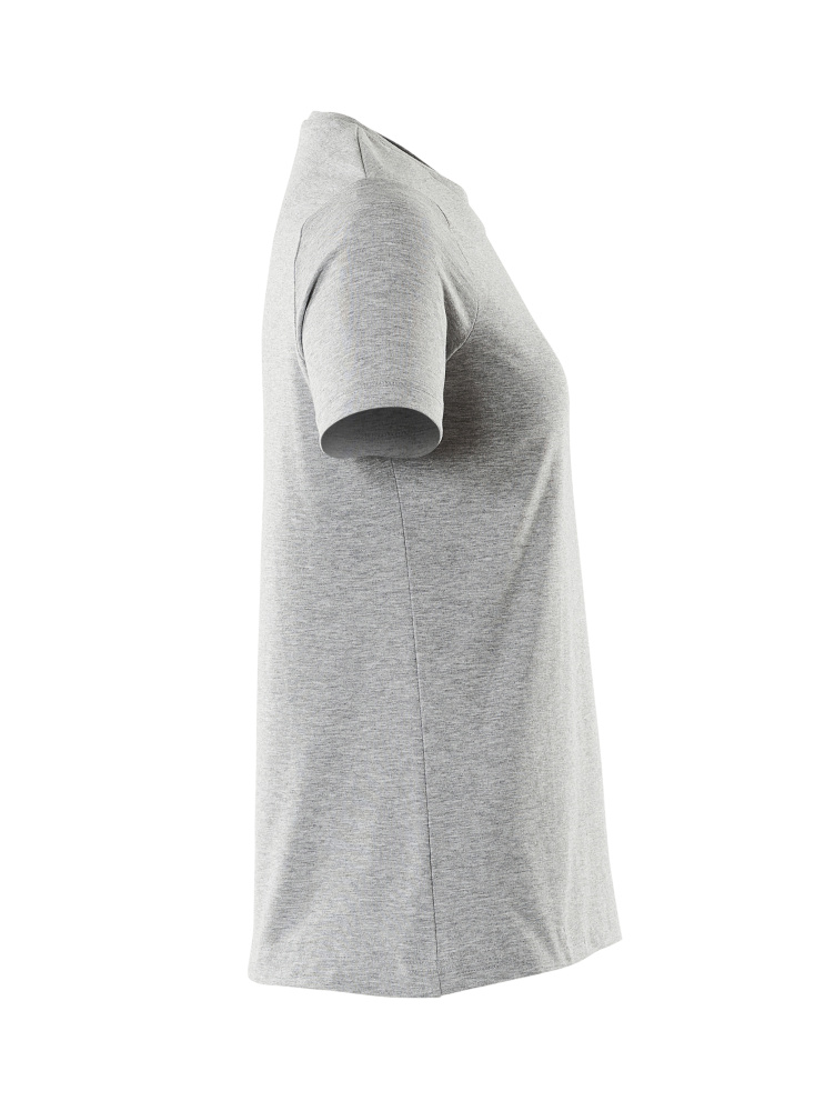 Damen-Passform T-Shirt CROSSOVER Grau-meliert 2XLONE