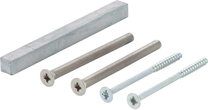 Befestigungsset Sertos® GGWC ohne + 8 x 100 mm 60-65 mm M5 x 75 + 4,0 x 70