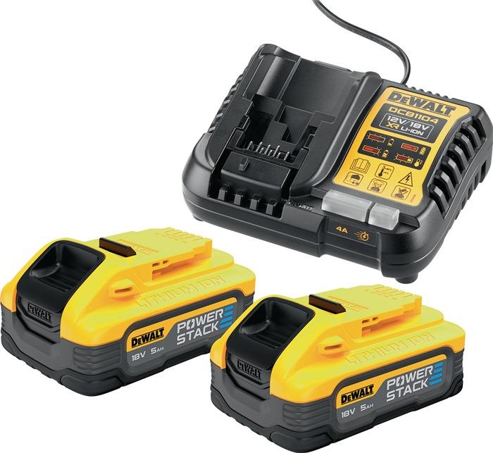 Akku-Starter-Set DCB1104H2 18 V 5 Ah DEWALT