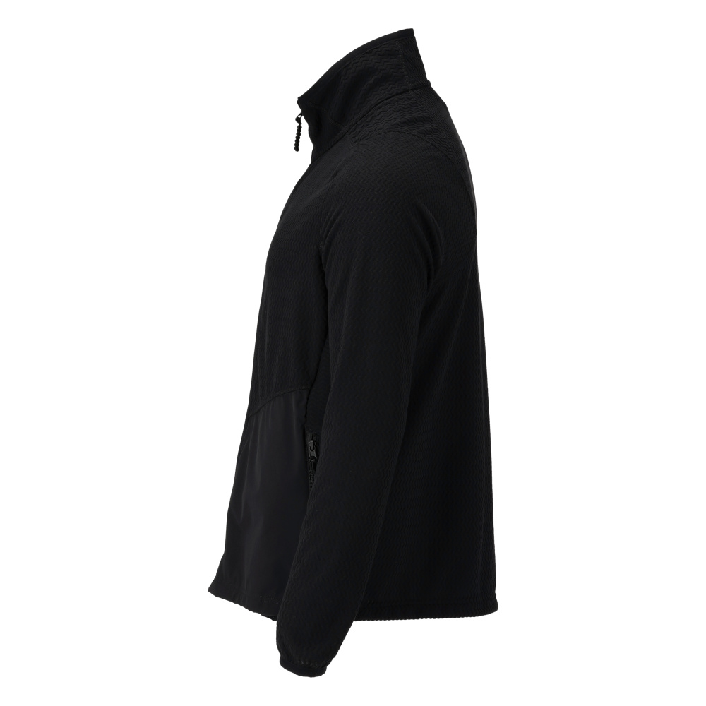 Microfleece Pullover mit Reißverschluss CUSTOMIZED Schwarz 4XL