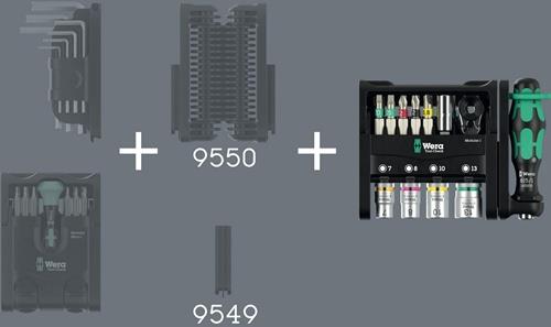 Bitsortiment Tool-Check Modular 1 21-tlg.WERA