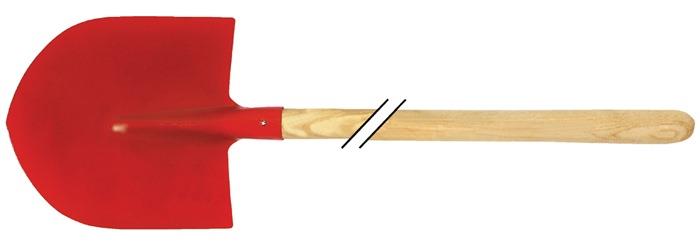 Frankfurter Schaufel Größe 5 300 x 270 mm mit Eschenstiel KRUMPHOLZ