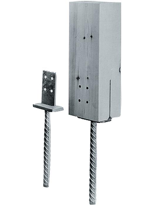 Stützenfuß PIG 90 x 60 x 110 mm Stahl stückverzinkt zum Einbetonieren Loch-Ø 8,5 mm 250 mm SIMPSON STRONG TIE