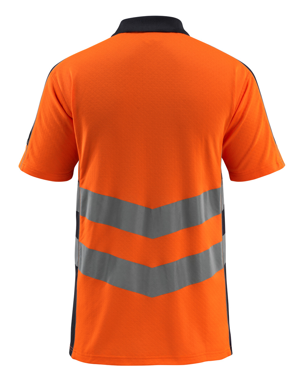 Polo-Shirt SAFE SUPREME Hi-vis Orange/Schwarzblau 2XL