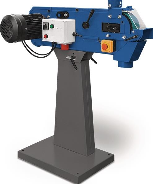 Bandschleifmaschine MBSM 75-203-2 75 x 2000 mm 2,5 kW3,3 kW 400 V50 Hz METALLKRAFT