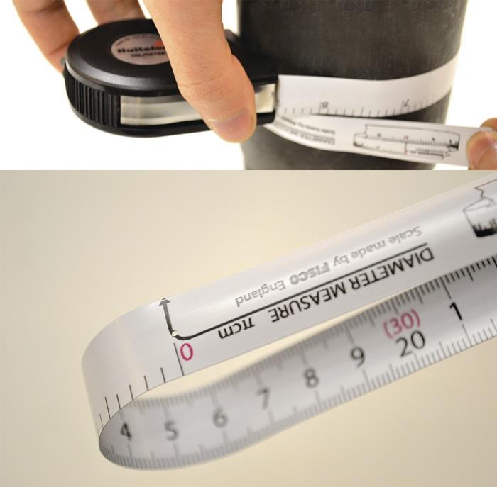 Taschenrollbandmaß Talmeter EG II ABS Messlasche 2 m