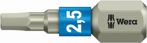 Bit 3840/1 TS 1/4 Zoll 2,5mm L.25mm i6-KT.i6-KT.2,5mm WERA