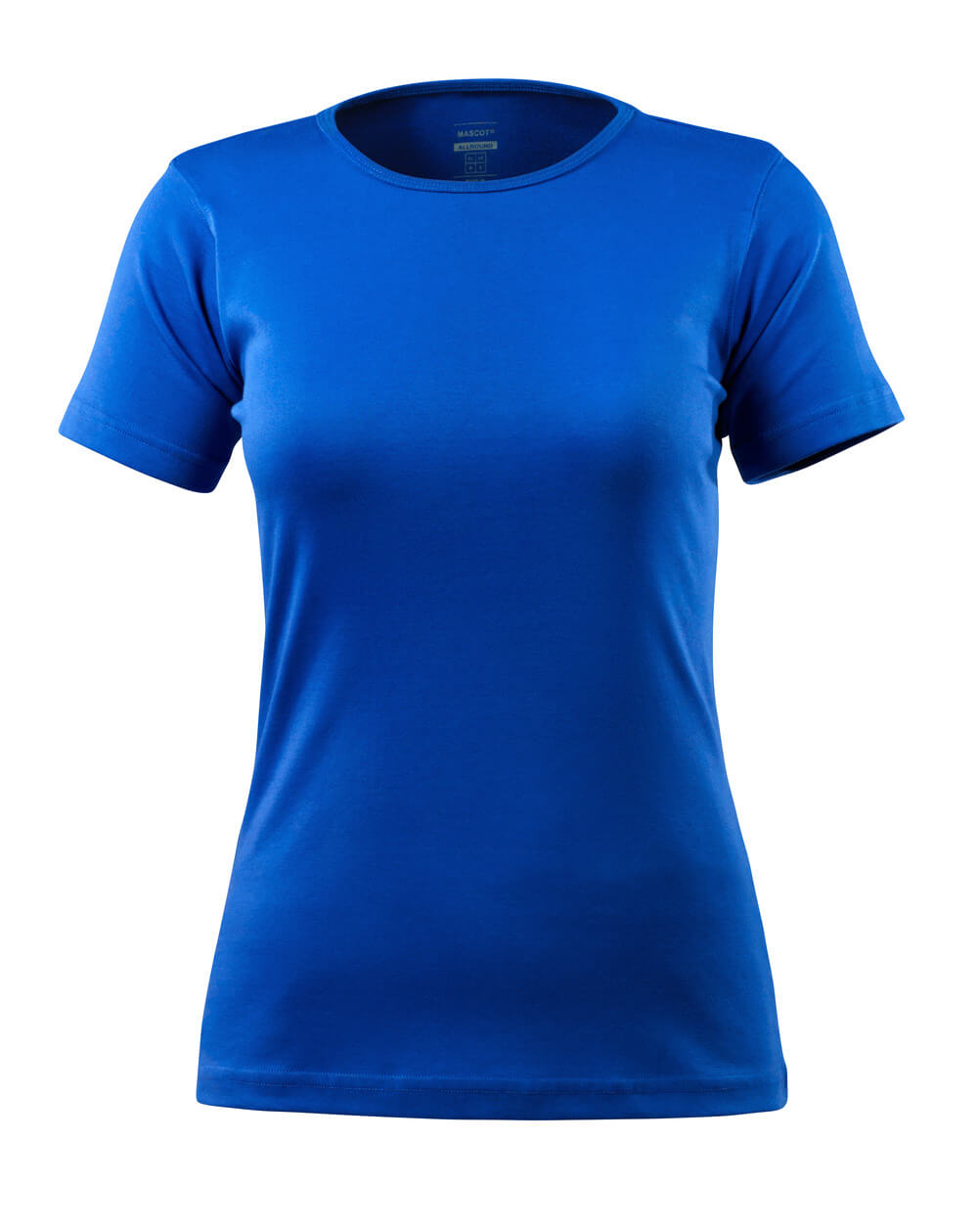 Damen-Passform T-Shirt CROSSOVER Kornblau L