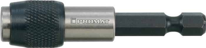 Bithalter 1/4 ″ F 6,3 1/4 ″ C 6,3 Schnellwechselfutter Länge 60 mm PROMAT