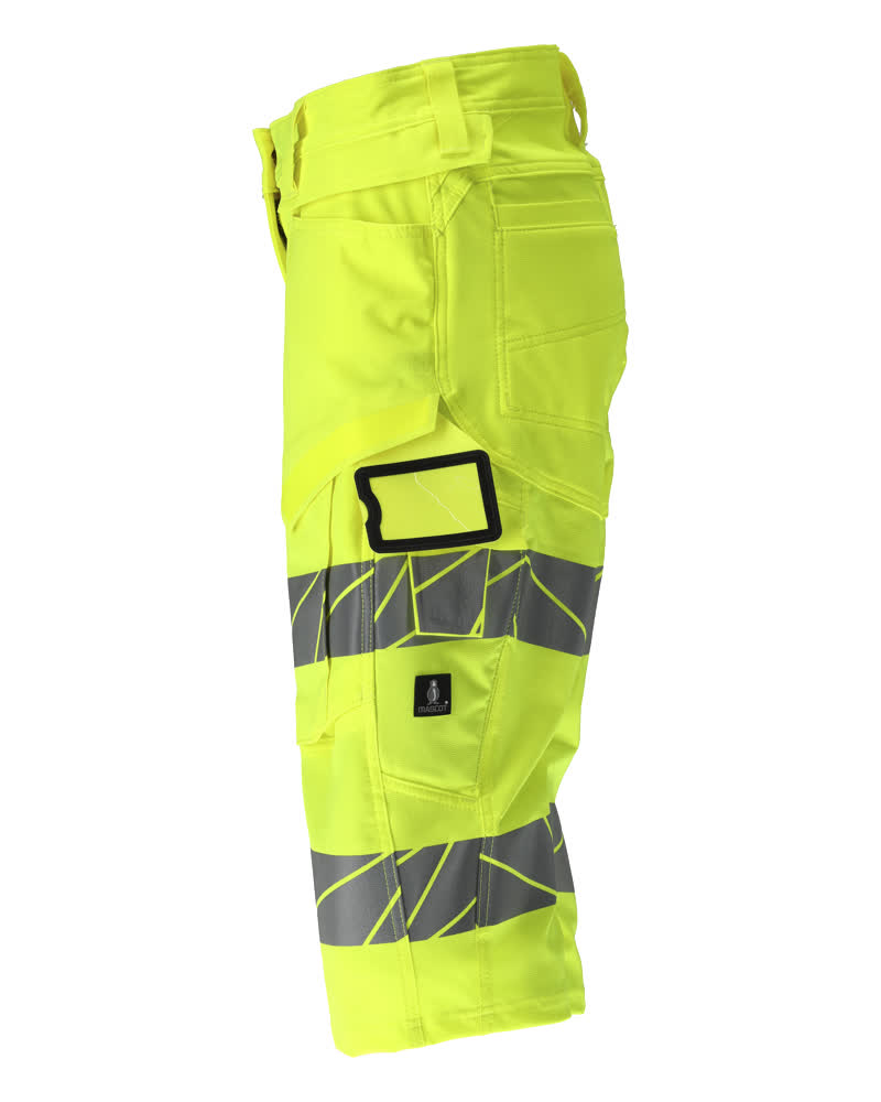 Damen-Passform DIAMOND Shorts, lang ACCELERATE SAFE Hi-vis Gelb C56