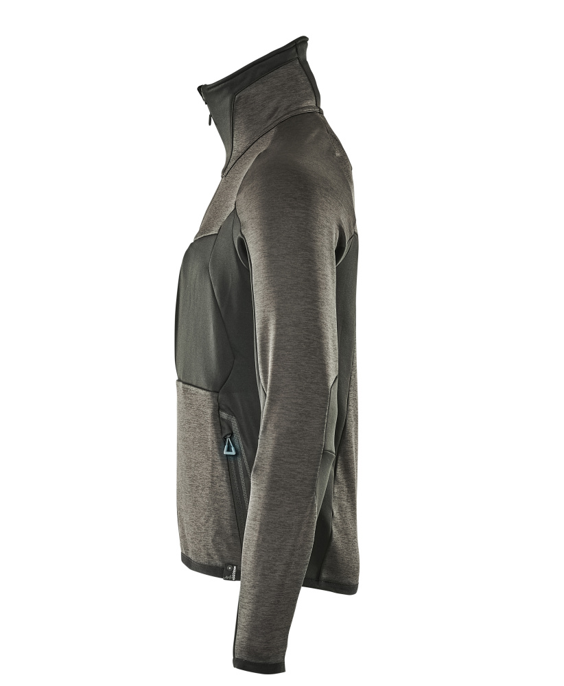 Fleecejacke ADVANCED Dunkelanthrazit/Schwarz S