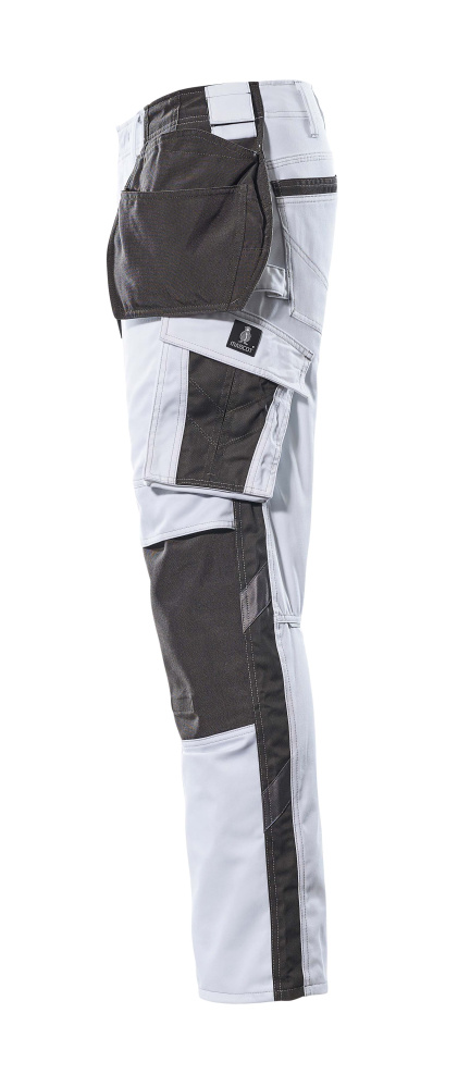 Hose mit Hängetaschen UNIQUE Weiß/Dunkelanthrazit 76C56