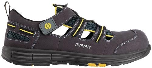 Sicherheitssandale Rene2 Gr.40 blau/gelb Mikrofaser/Mesh S1P SRC ESD EN20345