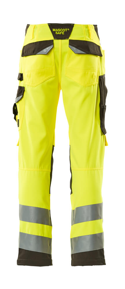 Hose mit Knietaschen SAFE SUPREME Hi-vis Gelb/Dunkelanthrazit 82C46