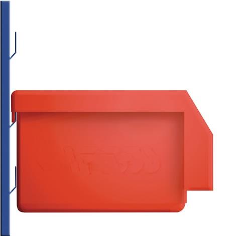 Sichtlagerkasten L160xB105xH75mm PE blau RASTERPLAN