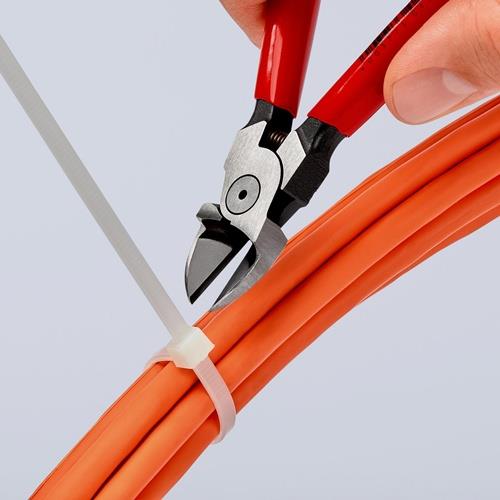 Seitenschneider f.Ku.L.140mm Kopf pol.ger.Ku.-Überzug KNIPEX