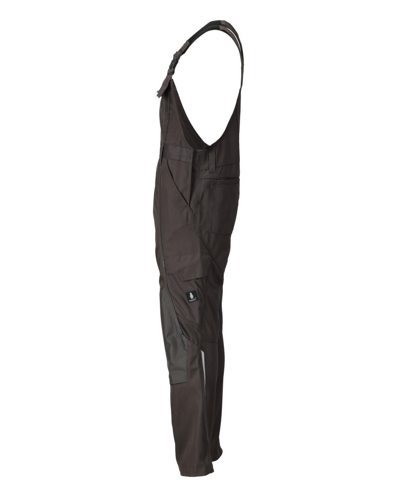 Latzhose mit Knietaschen ACCELERATE Dunkelanthrazit 76C52