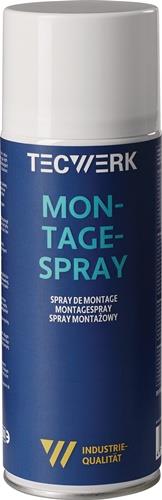 Montagespray 400ml gelblich Spraydose TECWERK
