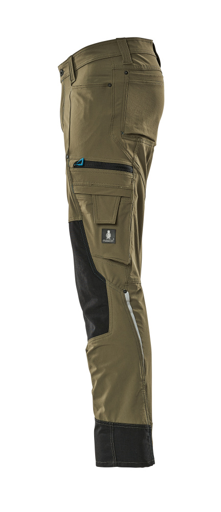 Hose mit Knietaschen ADVANCED Moosgrün 76C42