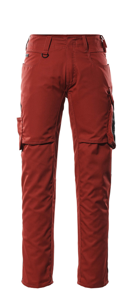 Hose mit Schenkeltaschen UNIQUE Rot/Schwarz 82C50