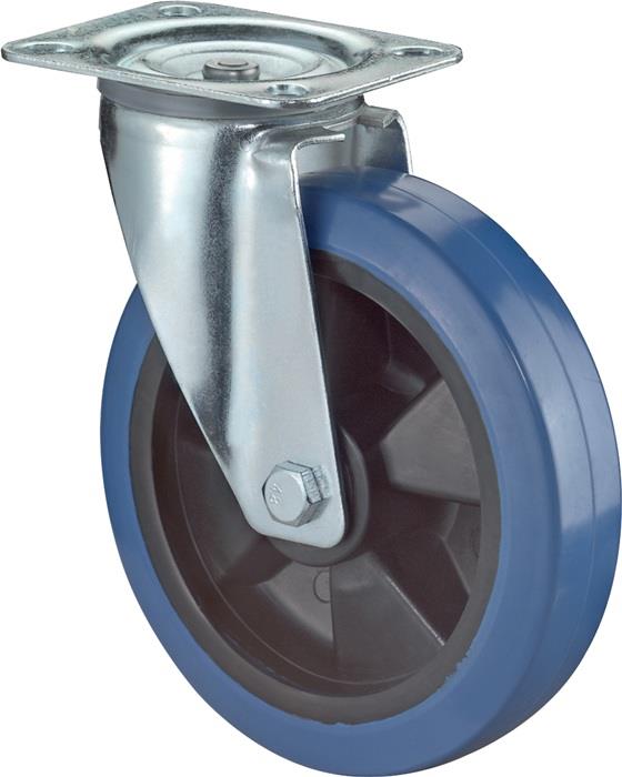 Lenkrolle Kunststoff 100 mm 26 mm 128 mm 140 kg 84 mm 102 mm