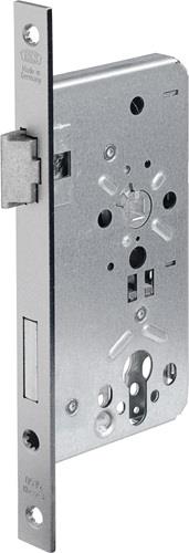 Objekt-Einsteckschloss 0515 PZW 20/ 55/72/8mm DIN L alufin.silber ktg.Kl3 Zinkd.