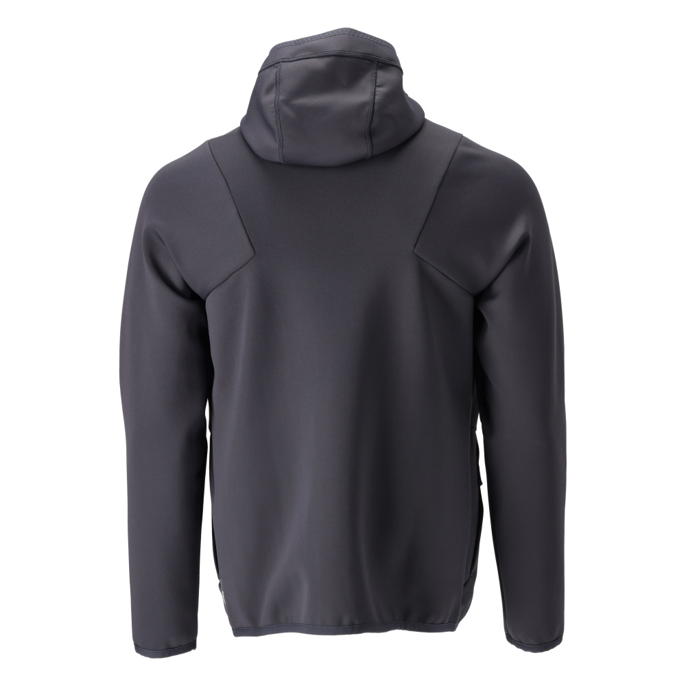Fleecejacke mit Kapuze CUSTOMIZED Schwarzblau S