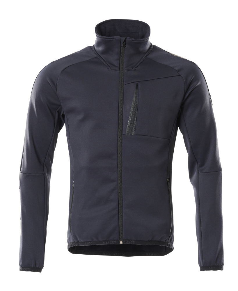 Fleecejacke UNIQUE Schwarzblau 3XL