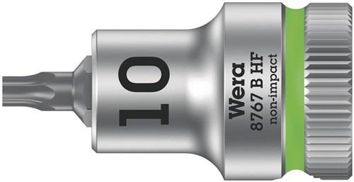 Schraubendrehereinsatz 8767 B HF Torx 3/8 Zoll TORX® TX 10 L.35mm WERA