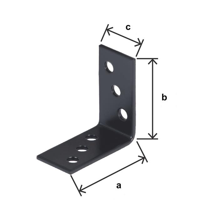 Winkelverbinder 40 x 40x20mm Anzahl Löcher6 S.2 mm zum Aufschrauben GAH