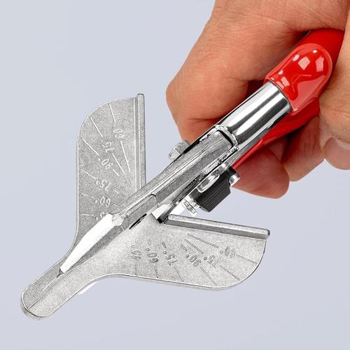 Gehrungsschere L.215mm Klingen-L.56mm KNIPEX