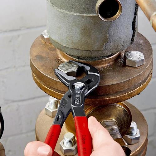 Wasserpumpenzange Cobra® ES L.180mm Spann-W.32mm pol.Ku.-Überzug KNIPEX