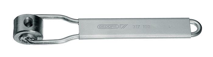 Stockschraubenschlüssel 3171 passend für M6 / M8 / M10 / M12 mit drehbarem Gewindeeinsatz GEDORE