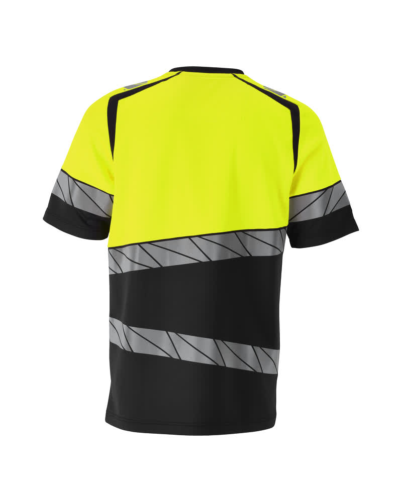 T-Shirt ACCELERATE SAFE Schwarz/Hi-vis Gelb L