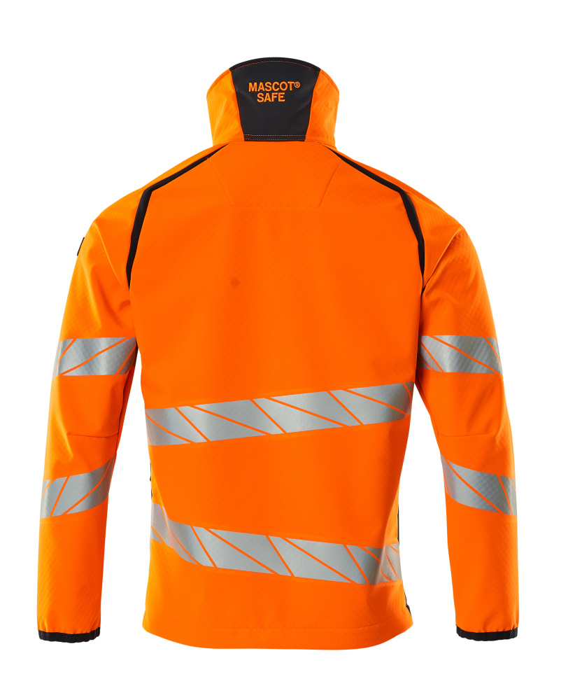 Softshelljacke ACCELERATE SAFE Hi-vis Orange/Schwarzblau S
