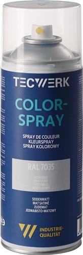 Colorspray lichtgrau seidenmatt RAL 7035 400ml Spraydose TECWERK