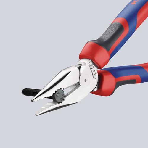 Spitzkombizange L.185mm pol.Comfort-Griff verchr.KNIPEX