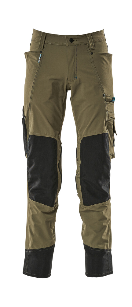 Hose mit Knietaschen ADVANCED Moosgrün 76C42