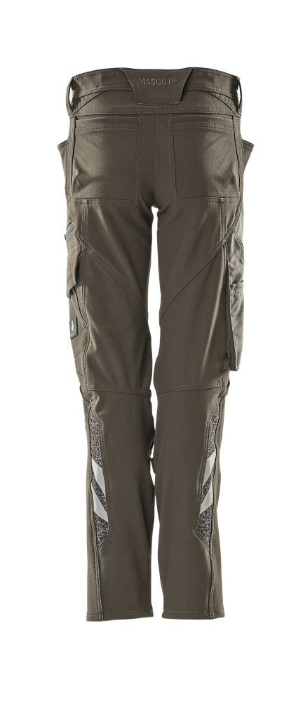 Damen-Passform PEARL Hose mit Knietaschen ACCELERATE Dunkelanthrazit 76C34